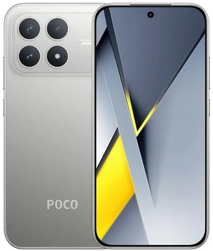Смартфон Xiaomi POCO F8 Pro 12/512 ГБ, серебристый
