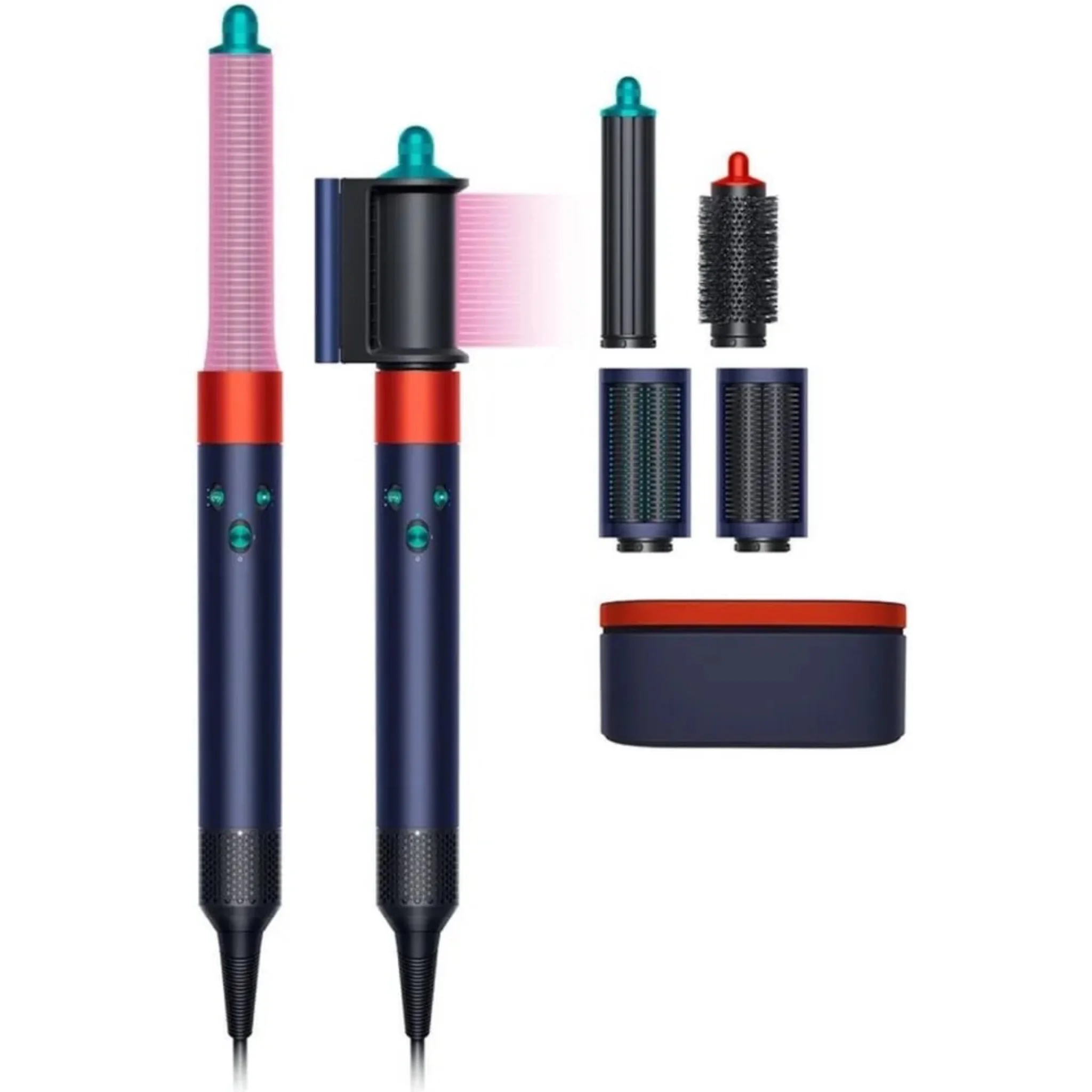 Dyson Airwrap Complete Long HS05, синий/оранжевый (Prussian Blue/Topaz)