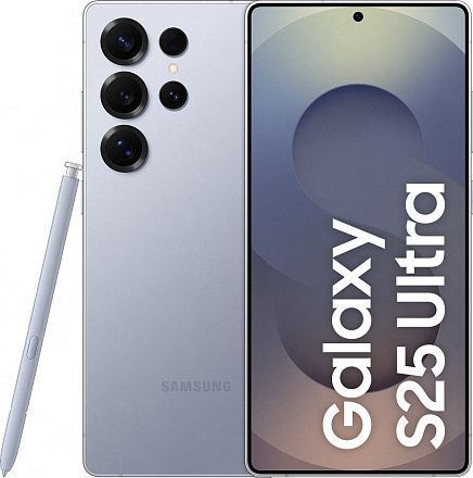 Смартфон Samsung Galaxy S25 Ultra 12/256 ГБ, «синий титан» (Titanium Silverblue)